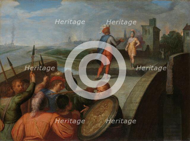 The Peace Negotiations between Julius Civilis and the Roman General Cerialis, 1600-1613. Creator: Otto Van Veen.