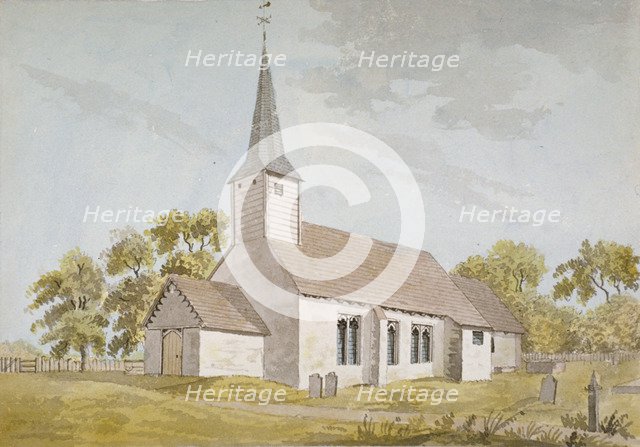 All Saints Church, Foots Cray, Kent, 1790. Artist: Anon