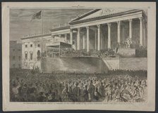 The Inauguration of Abraham Lincoln as President of the United States…, March 4, 1861, 1861. Creator: Winslow Homer (American, 1836-1910).