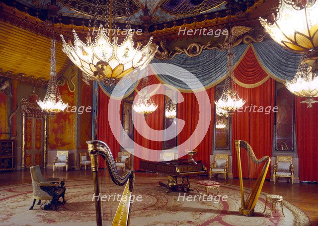 The Music Room, Royal Pavilion, Brighton, East Sussex, 1960s. Artist: Eric de Maré