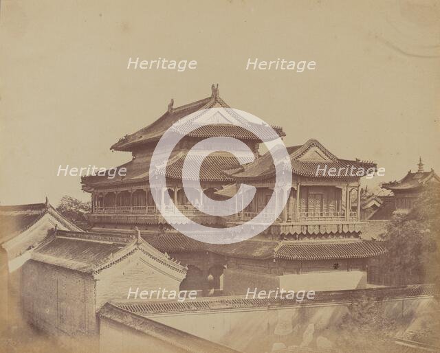 Temple of Confucius, Pekin, October 1860, 1860. Creator: Felice Beato.