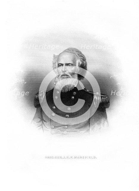 General Joseph King Fenno Mansfield, American soldier, (1872). Artist: Unknown