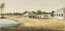 View of a Chaudézie in the interior of an English traveller's tent, ca. 1828-30. Creator: Anon.