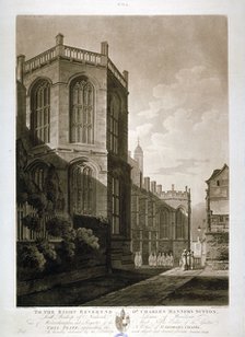 North-east view of St George's Chapel, Windsor Castle, Berkshire, 1804. Artist: J Jeakes