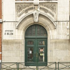 Ecole Communale, 7 Av. De Roodebeek, (1913), c2014-2017. Artist: Alan John Ainsworth.