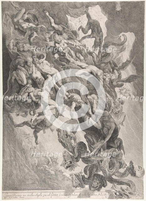 The Fall of the Damned, 1642. Creator: Pieter Soutman.