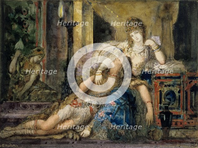 Samson and Delilah. Artist: Moreau, Gustave (1826-1898)
