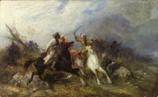 Caucasian Battle. Artist: Brandt, Jozef (1841-1915)