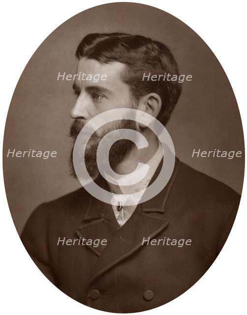 Frank Dicksee, ARA, English painter and illustrator, 1883.Artist: Lock & Whitfield