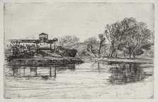 Railway Encroachment, 1864. Creator: Francis Seymour Haden (British, 1818-1910).