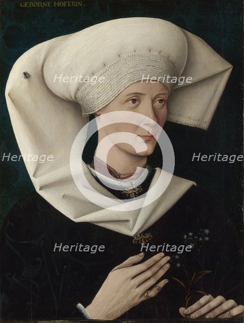Portrait of a Woman of the Hofer Family, ca 1470. Artist: Swabian master (active ca. 1500)