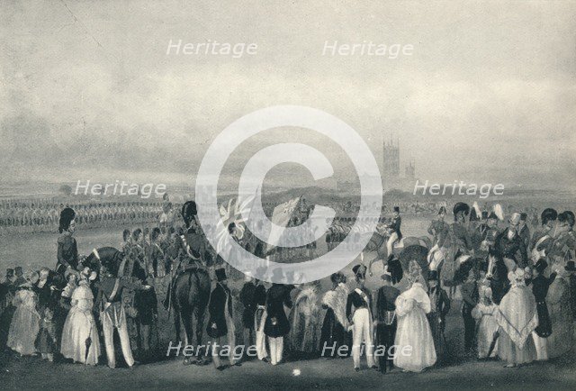 'Presenting New Colours to the 93rd Highlanders, Oct. 7th, 1834', 1834 (1909). Artist: Unknown.