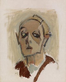 Self-Portrait, 1945. Creator: Schjerfbeck, Helene (1862-1946).