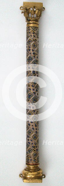 Colonnette from a Reliquary Shrine, German, ca. 1175-1200. Creator: Unknown.