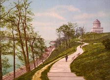 Riverside Park and Grant's Tomb, New York, c1901. Creator: Unknown.