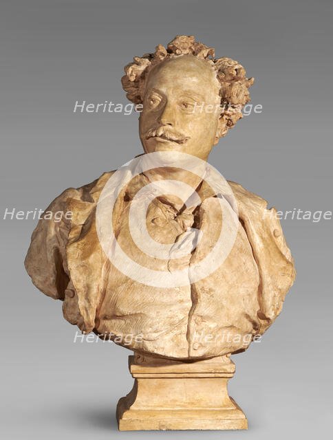 Alexandre Dumas Fils, 1873. Creator: Jean-Baptiste Carpeaux.