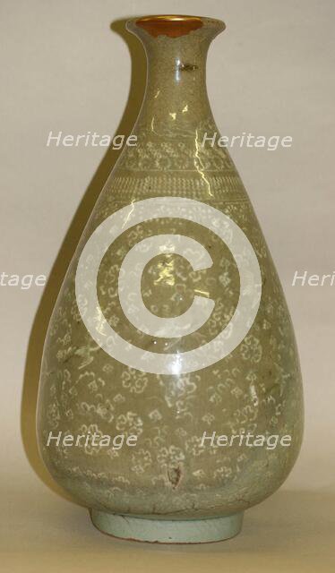 Bottle vase, Korea, 12th/13th century. Creator: Unknown.