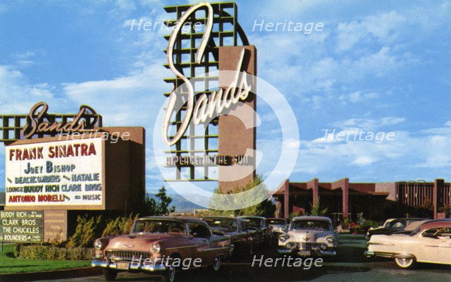 Sands Hotel, Las Vegas, Nevada, USA, 1956. Artist: Unknown