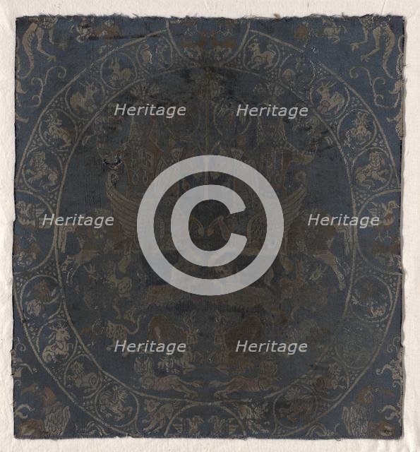 Modern Reproduction of the Bahram Gur silk in Berlin, c. 1895 (?). Creator: Unknown.