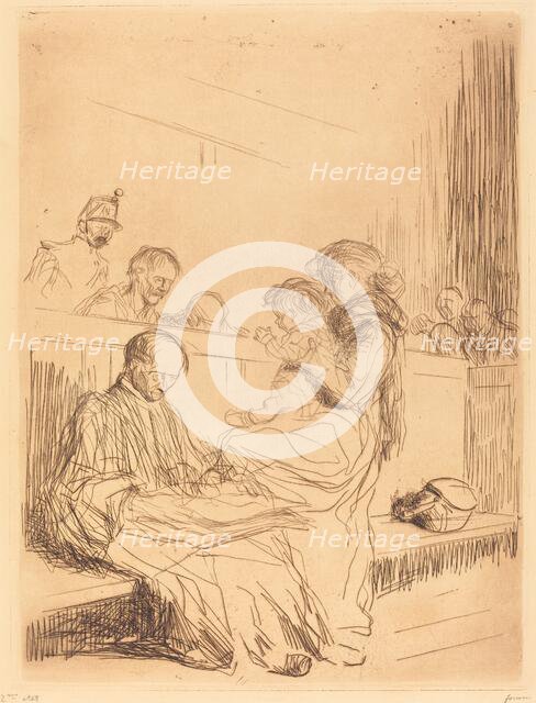 The Prisoner and the Child, 1909. Creator: Jean Louis Forain.