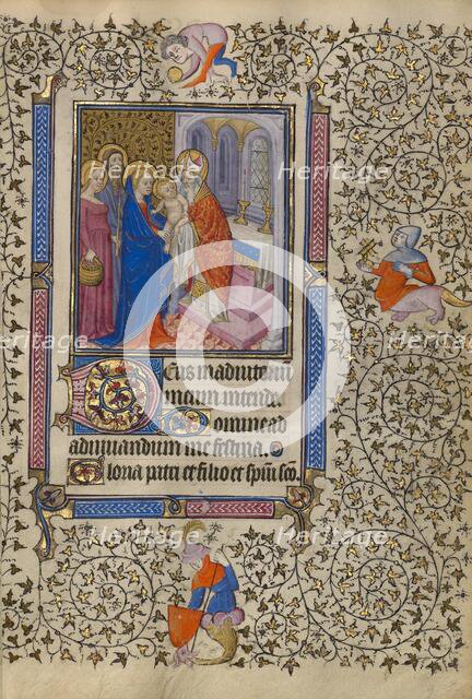 The Presentation in the Temple; Book of Hours, about 1410. Creator: Unknown.
