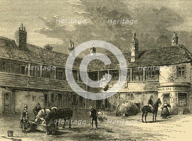 'Court-Yard of the "Rose and Crown", 1820', (c1876). Creator: Unknown.