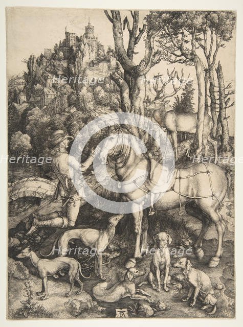 Saint Eustace, ca. 1501. Creator: Albrecht Durer.