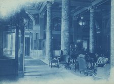 Willard Hotel lobby, between1901 and 1910. Creator: Frances Benjamin Johnston.