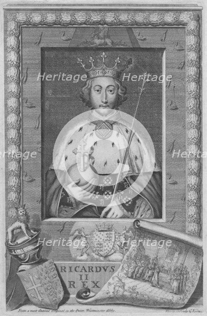 'King  Richard II', 1735. Artist: George Vertue.