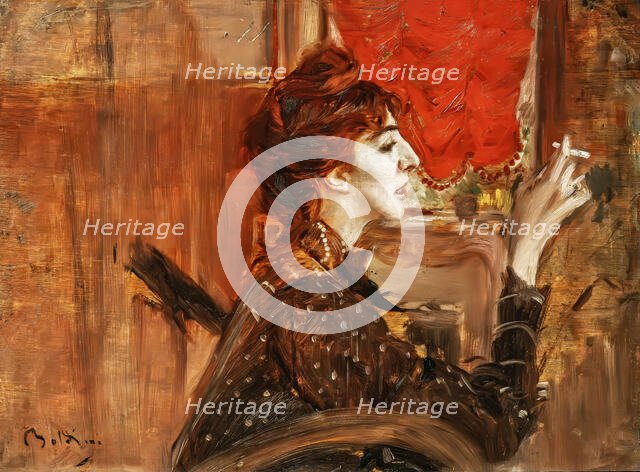 La tenda rossa (The red tent) , 1904. Creator: Boldini, Giovanni (1842-1931).