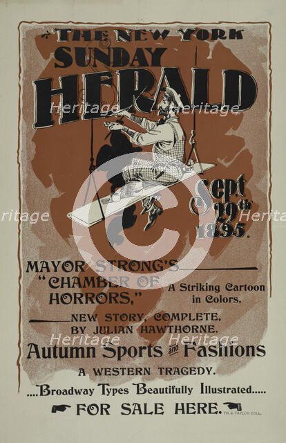 The New York Sunday herald. Sept. 29th 1895, c1893 - 1897. Creator: Unknown.