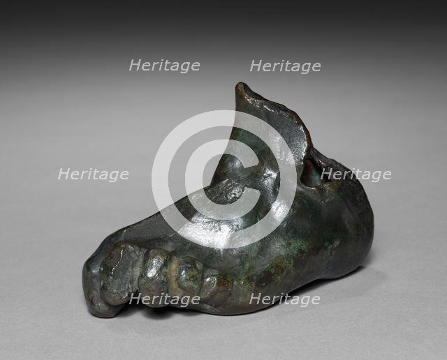Model of a Foot (left foot), c. 1880 - 1917. Creator: Auguste Rodin (French, 1840-1917).