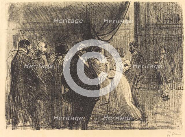 Gambling Room, 1914. Creator: Jean Louis Forain.