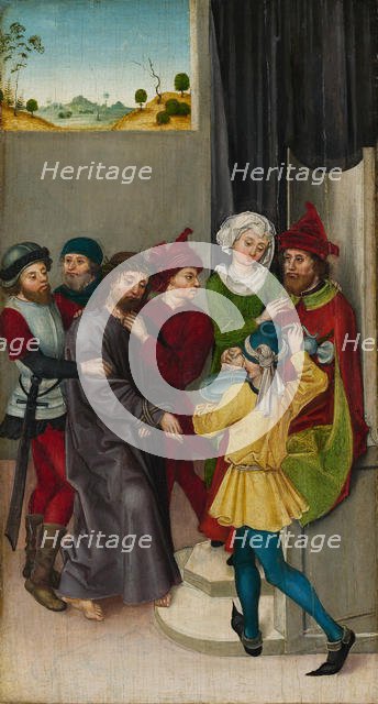 Christ before Pilate; The Resurrection. Creator: Ludwig Schongauer.