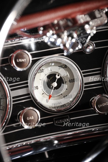 Auburn 852 SC Speedster 1936. Artist: Simon Clay.