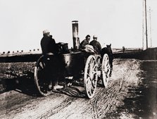 Mobile kitchen going up the line, c1914-c1918. Artist: Unknown.