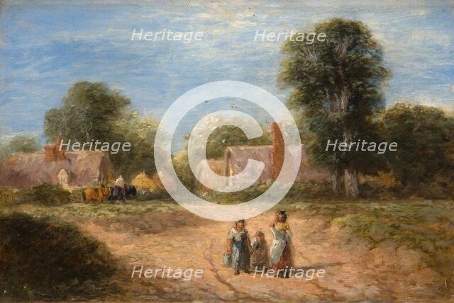 The Farmstead, 1848. Creator: David Cox the elder.