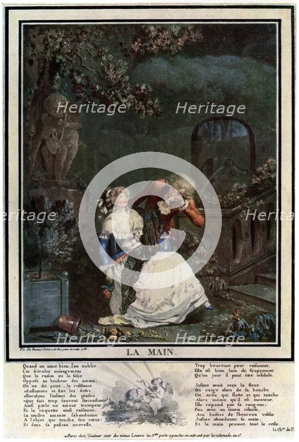 'La Main', 1788 (1931).Artist: Philibert Louis Debucourt