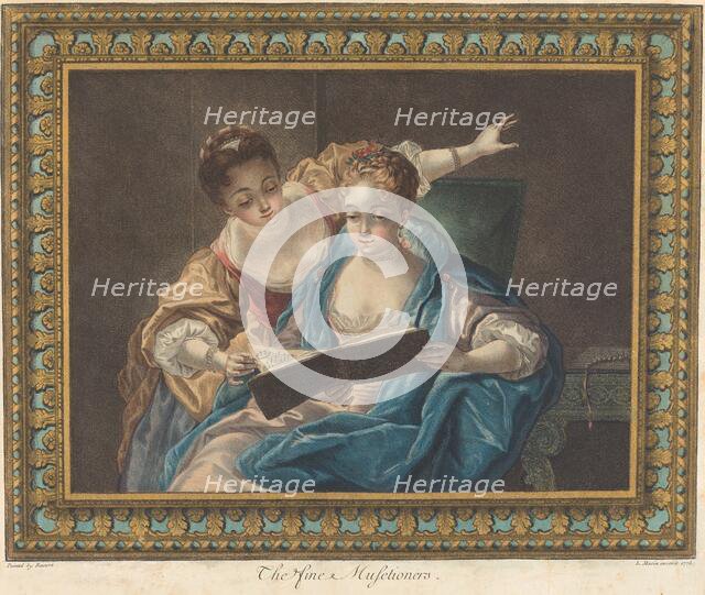 The Fine Musetioners, 1775. Creator: Louis Marin Bonnet.