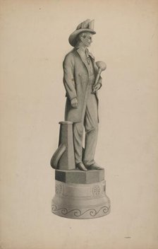Statue, 1935/1942. Creator: Louis Plogsted.