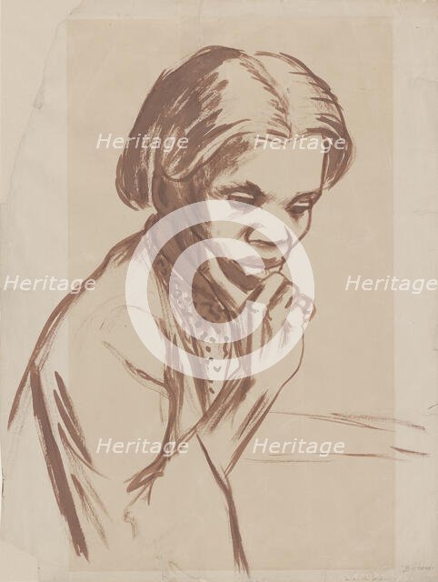 Portrait, ca.1935 - 1943. Creator: Blanche Grambs.