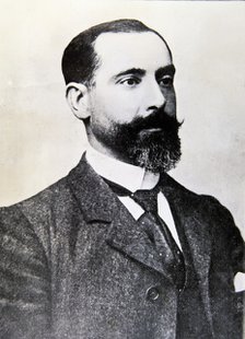 Sabino Arana (1865-1903), Basque nationalist political, photo playback time.