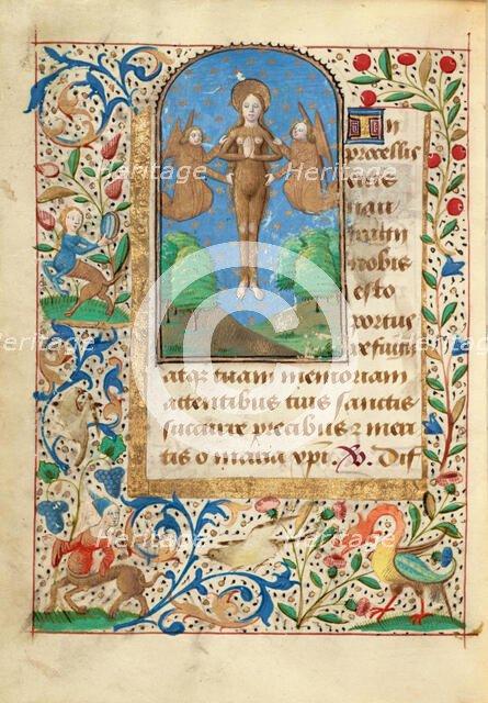 Saint Mary of Egypt; Prayer Book of Charles the Bold, about 1480-1490. Creator: Unknown.