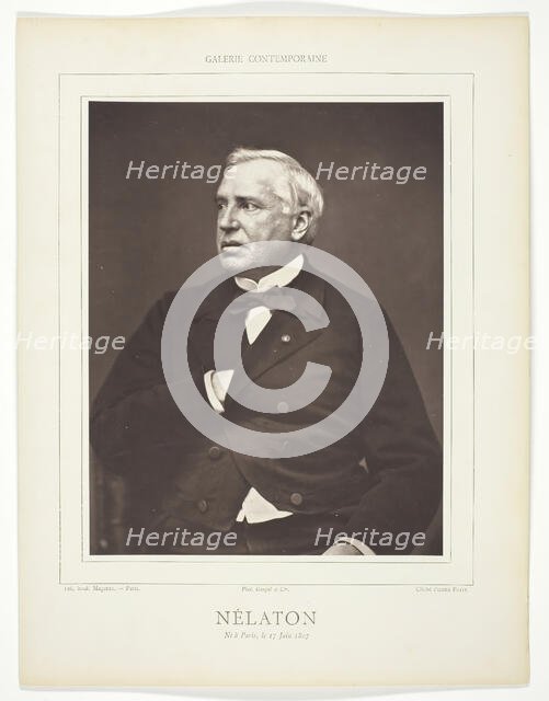 Nélaton, c. 1876. Creator: Pierre Petit.