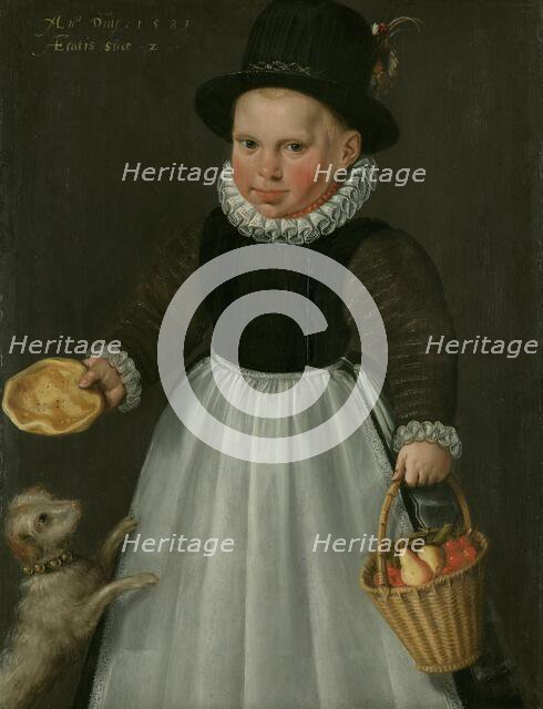 Portrait of a little Boy, 1581. Creator: Jacob Willemsz. Delff the Younger.