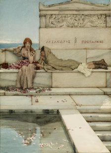 Xanthe and Phaon, 1883. Creator: Sir Lawrence Alma-Tadema.