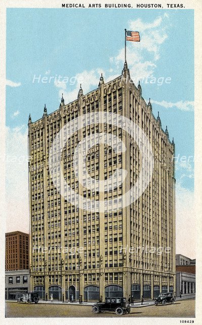 Medical Arts Building, Houston, Texas, USA, 1926. Artist: Unknown