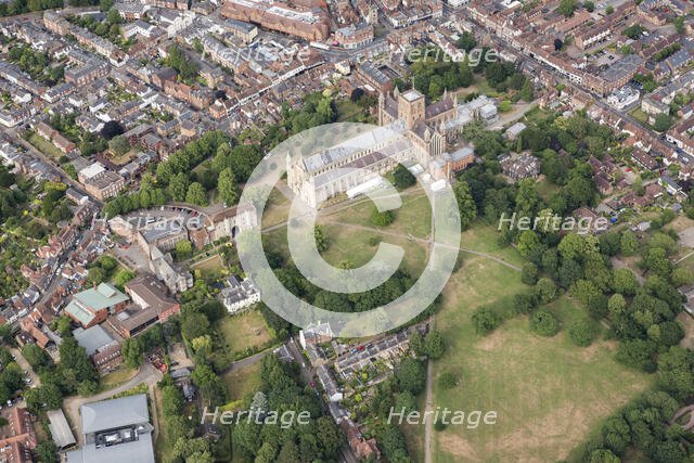The Cathedral and Abbey Church of St Alban, Hertfordshire, 2017. Creator: Damian Grady.