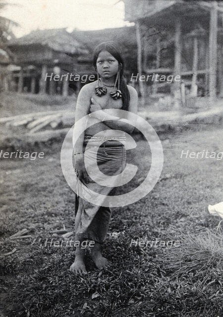 Sarawak: a Kayan girl, c1900. Creator: Unknown.