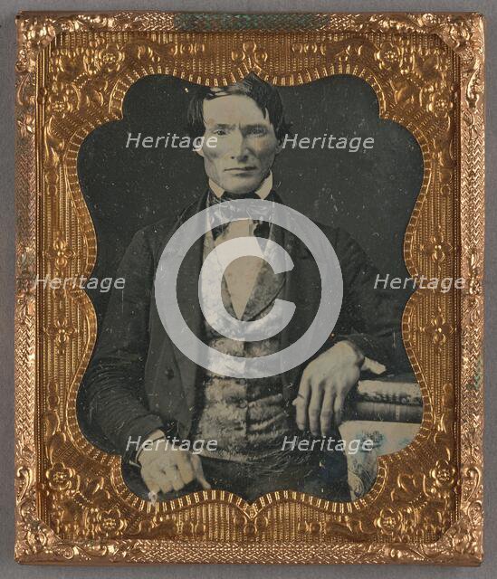 Portrait of a Man, about 1850-1855. Creator: Unknown.